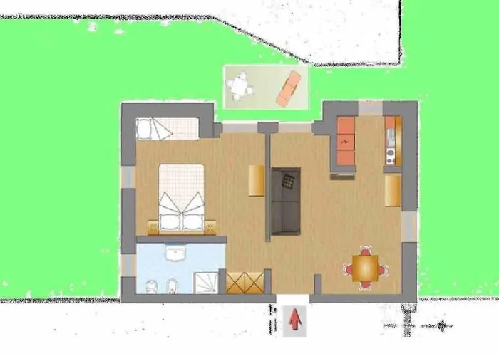Appartement La Piana Centro Di Santa Maria Maggiore Piano Terra Con Giardino Lt